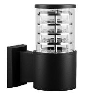 Светильник садово-парковый Feron "Техно Акцент прозрачный" DH0801 220В Е27 60Вт Черный IP54 картинка 